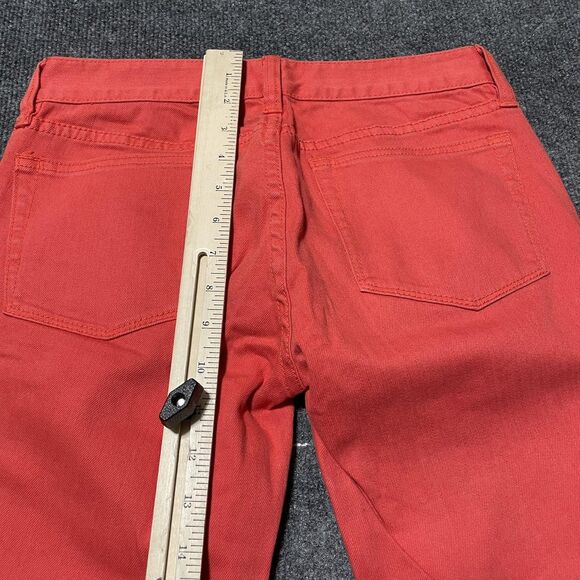 J Crew Toothpick Jeans Womens 25 Red Stretch Slim Fit Pants Classic Style - Picture 9 of 11